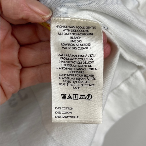 Anthropologie Maeve NWT The Corey Short-Sleeve Boxy Tee: Printed Souvenir Small - Picture 9 of 9